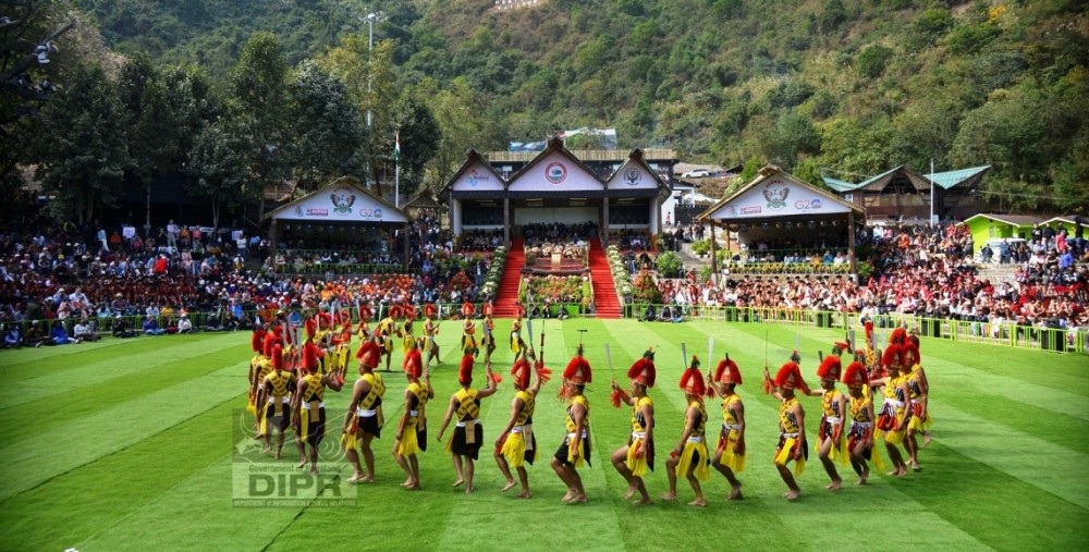 Pochury Cultural Troupe performing on December 2. (DIPR Photo) 
